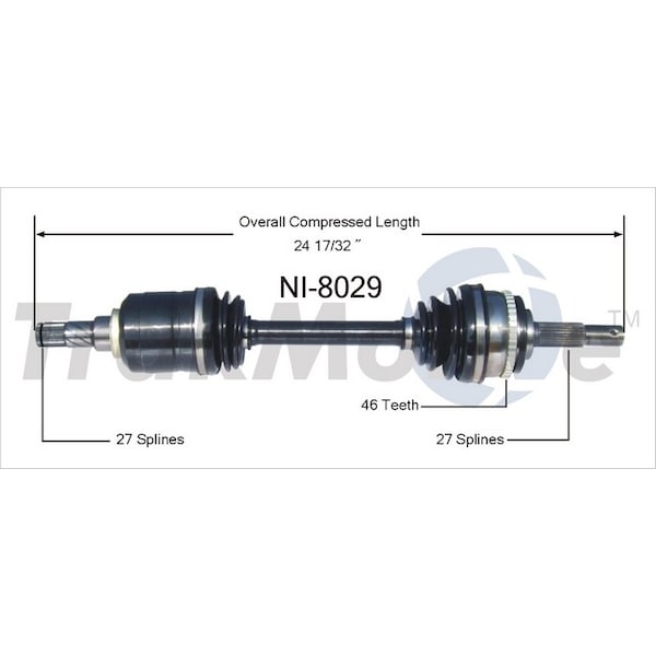 Surtrack Axle Cv Axle Shaft, Ni-8029 NI-8029 - main